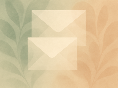 Abstract illustration representing email privacy and security layers