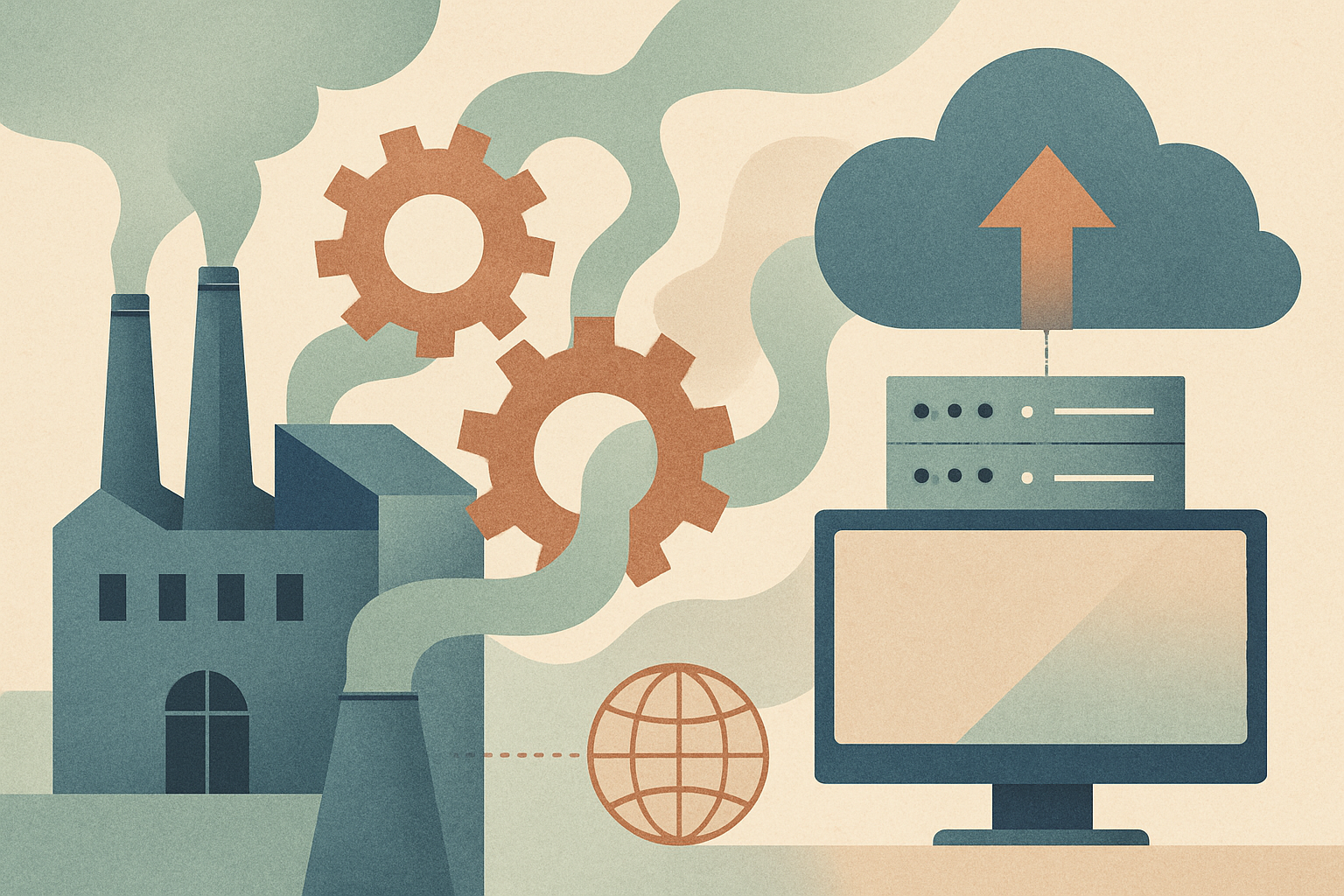 Illustration: Applied Digital turns to 1800s steam turbine technology to solve AI power bottleneck