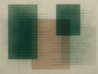Abstract geometric illustration suggesting cloud infrastructure and data transparency