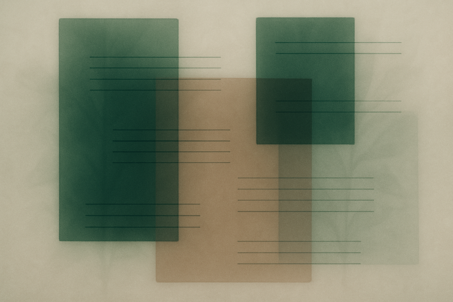 Abstract geometric illustration suggesting cloud infrastructure and data transparency