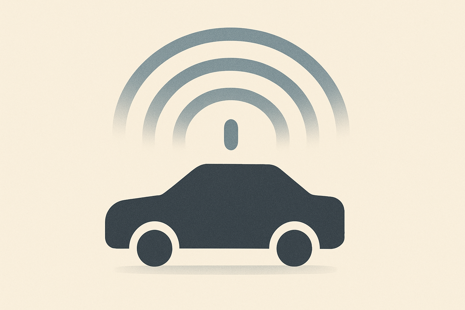 Abstract representation of vehicle Bluetooth security vulnerability