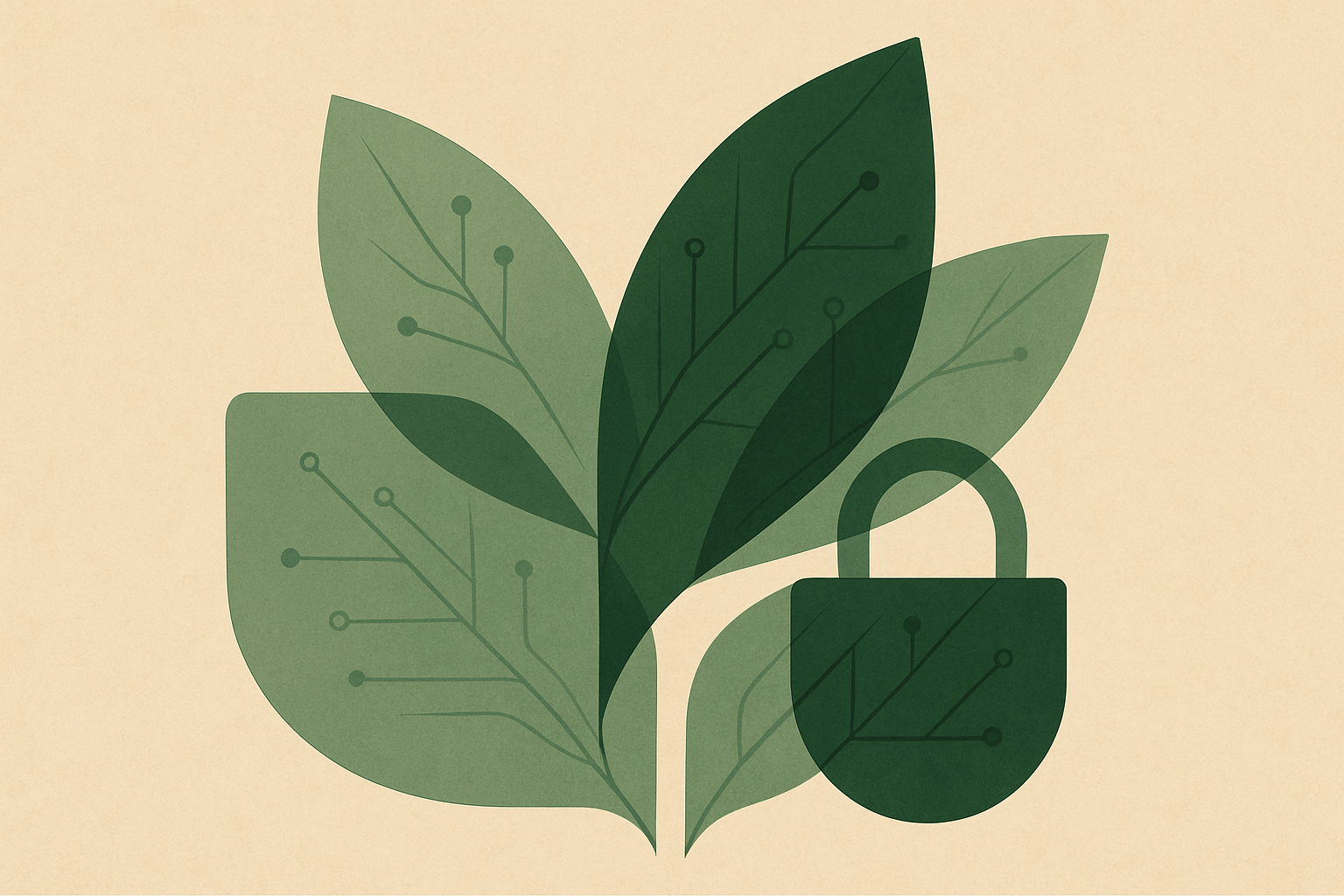 Abstract illustration representing automated code security analysis
