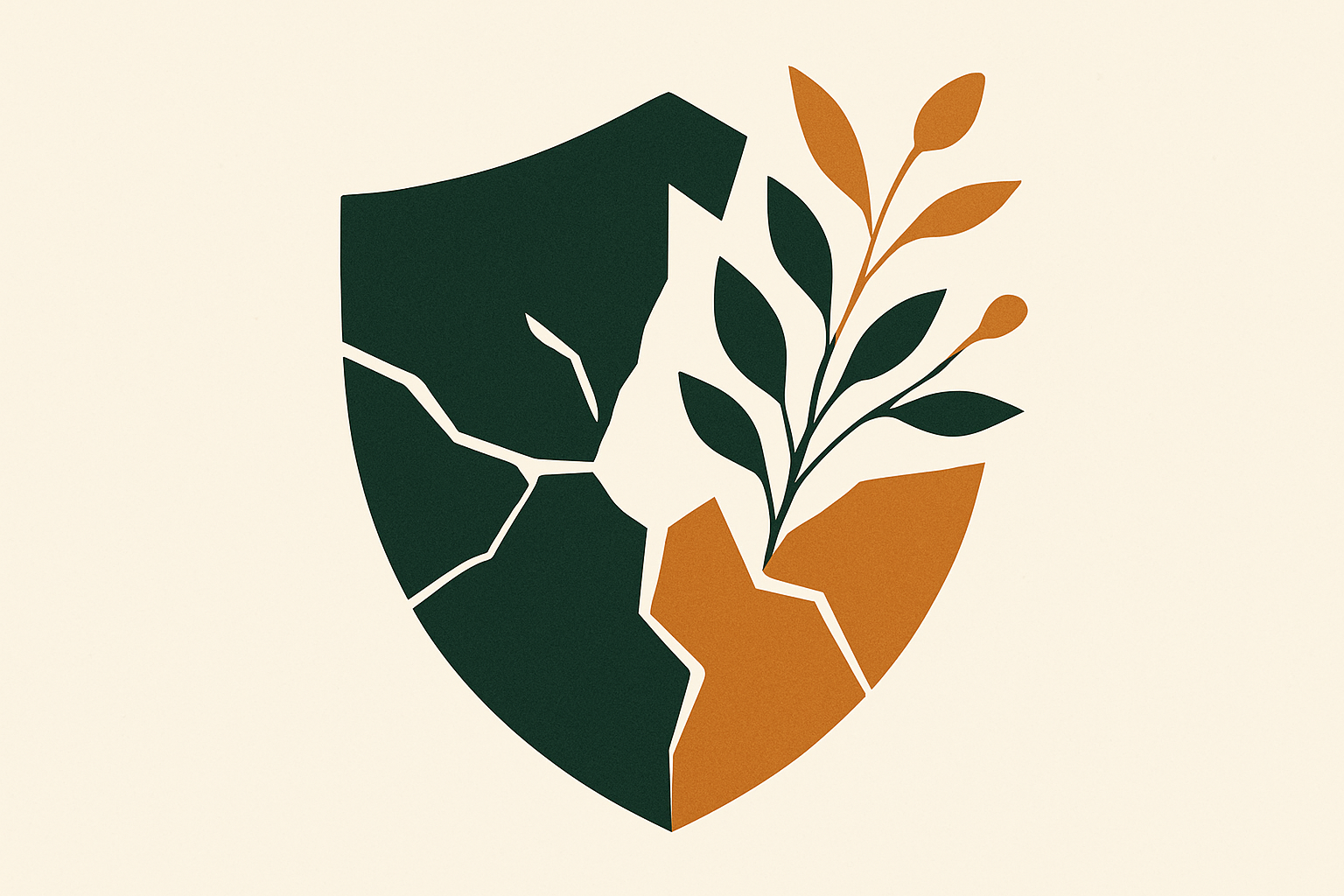 Abstract illustration of a fragmented security interface