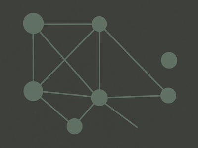 Abstract illustration of interconnected systems with a security gap