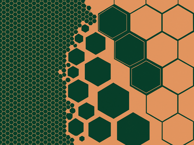 Abstract illustration representing data compression and efficient memory use