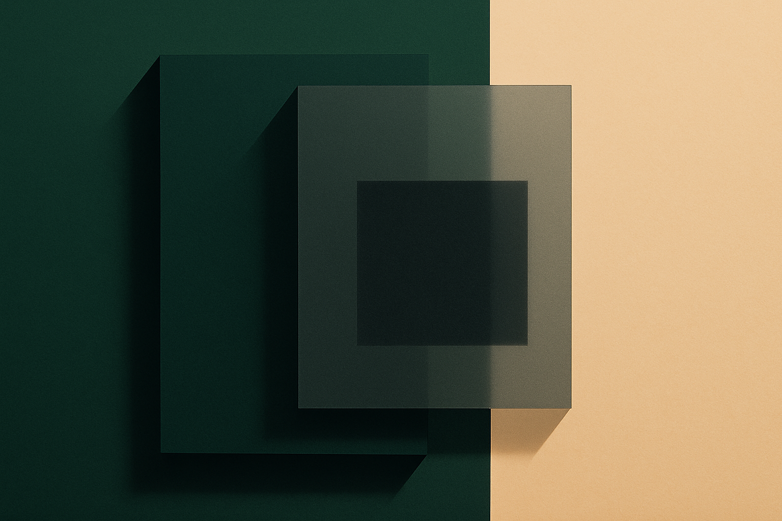 Abstract illustration of concealed code layers