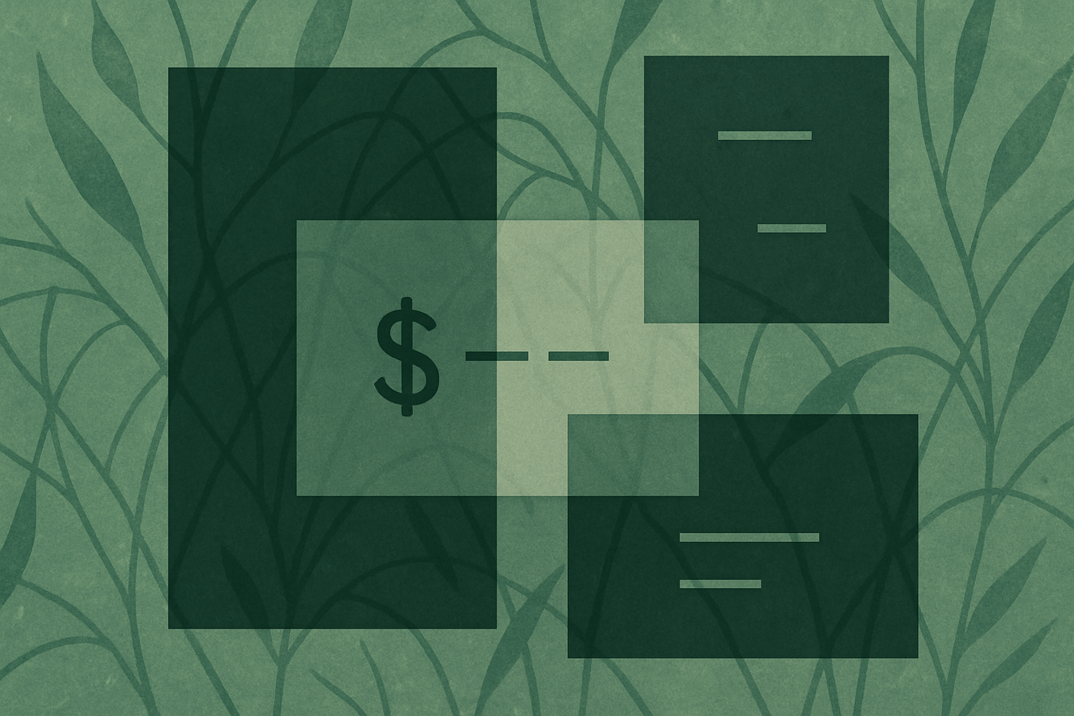 Abstract illustration representing pricing transparency and hidden fees