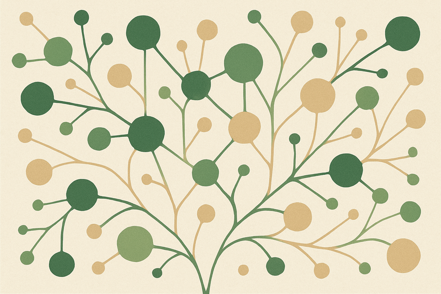 Abstract geometric network representing multilingual AI development