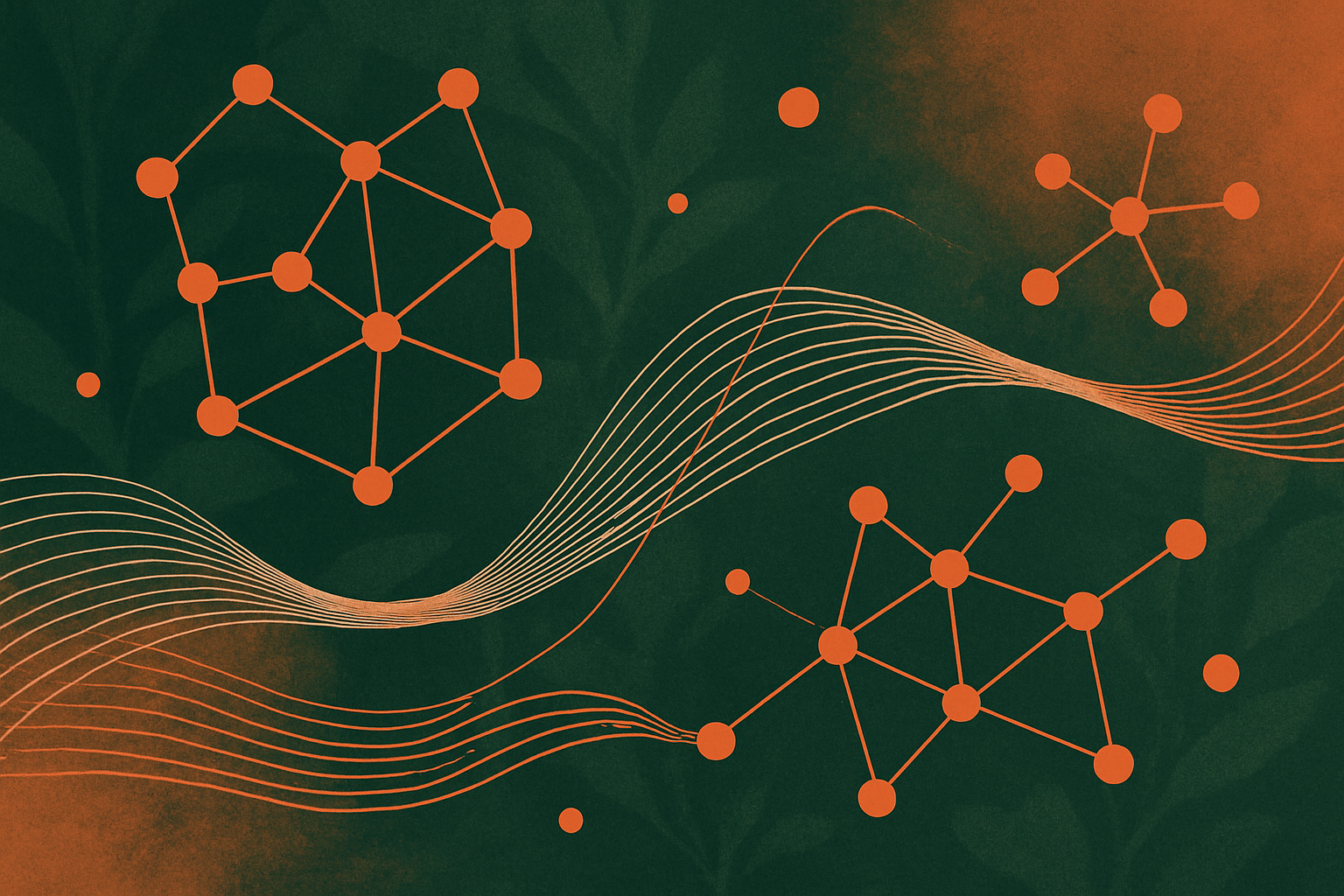 Abstract representation of biological data networks and molecular surveillance systems
