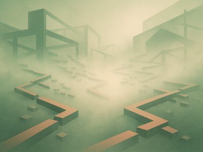Abstract illustration representing the retirement of a search infrastructure service