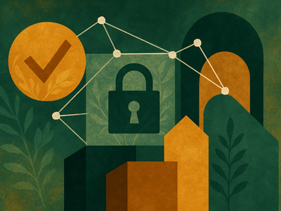 Abstract illustration representing AI model evaluation infrastructure security