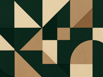 Abstract geometric shapes representing formal mathematical verification