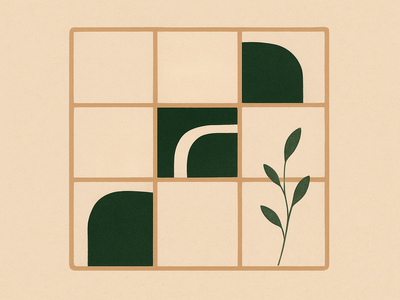 Abstract illustration showing nested geometric forms representing hidden data within calendar infrastructure