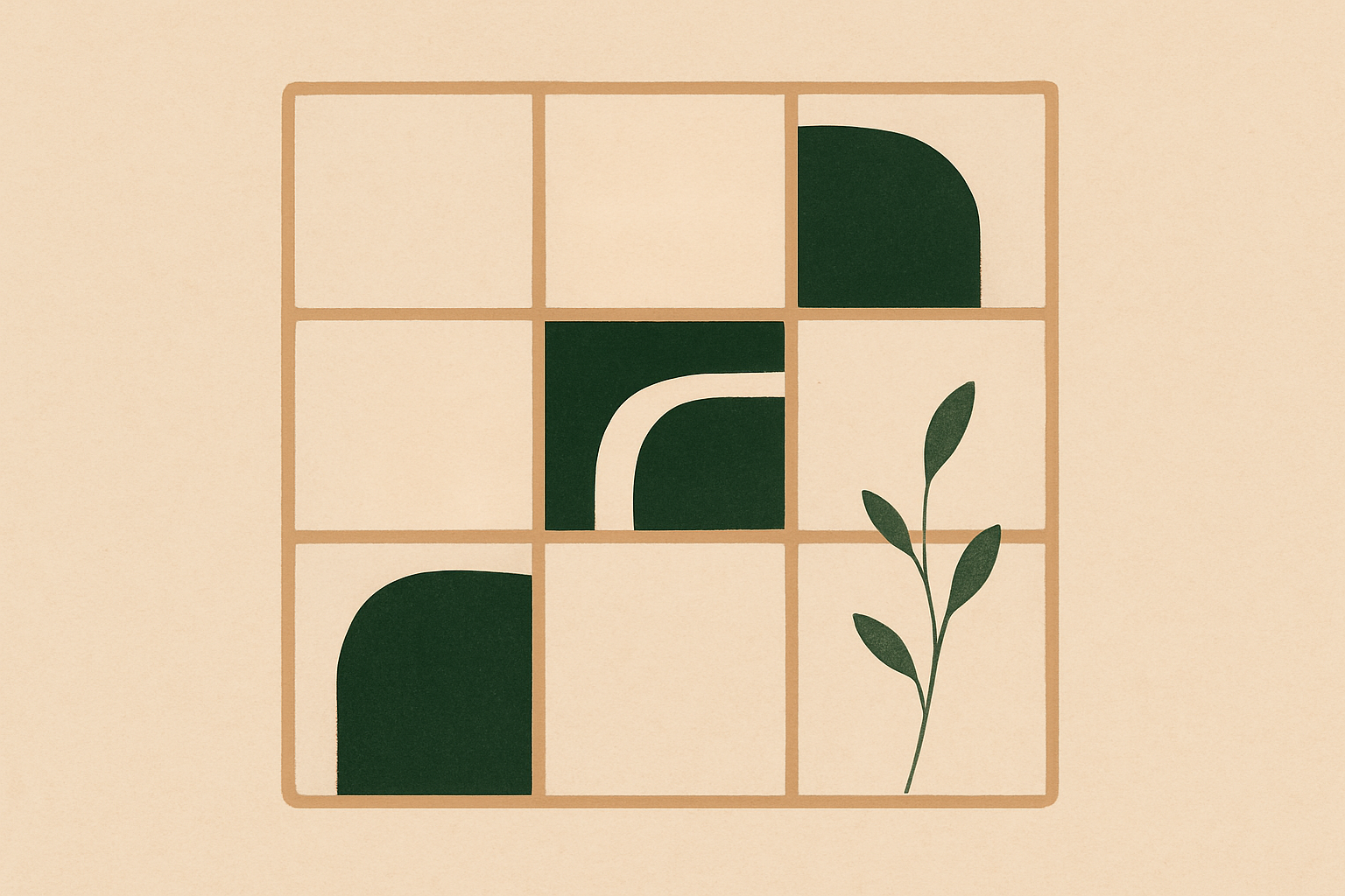 Abstract illustration showing nested geometric forms representing hidden data within calendar infrastructure