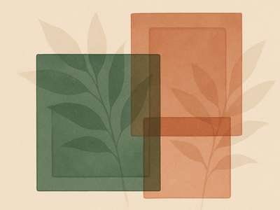Abstract illustration representing transparency and disclosure in digital imagery