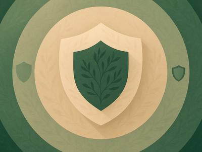 Abstract illustration representing local data processing and privacy protection