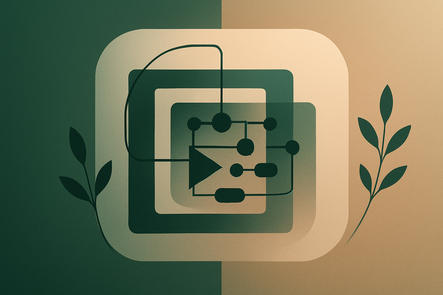 Abstract illustration of code execution security boundaries and isolation layers