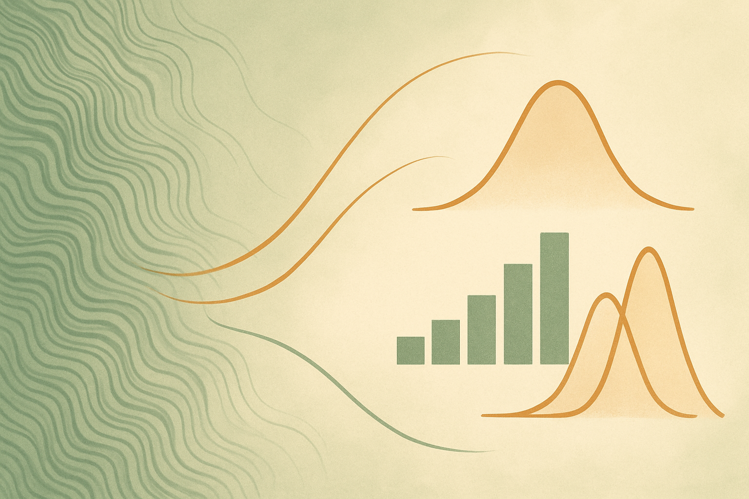 Abstract visualization of noise-based probabilistic computing