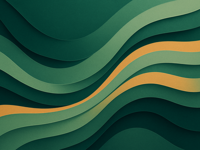 Abstract illustration representing AI model layers and information flow