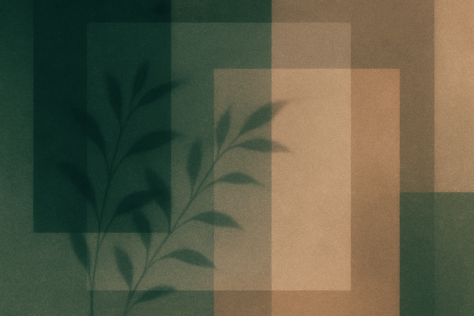 Abstract geometric shapes representing visual AI model architecture