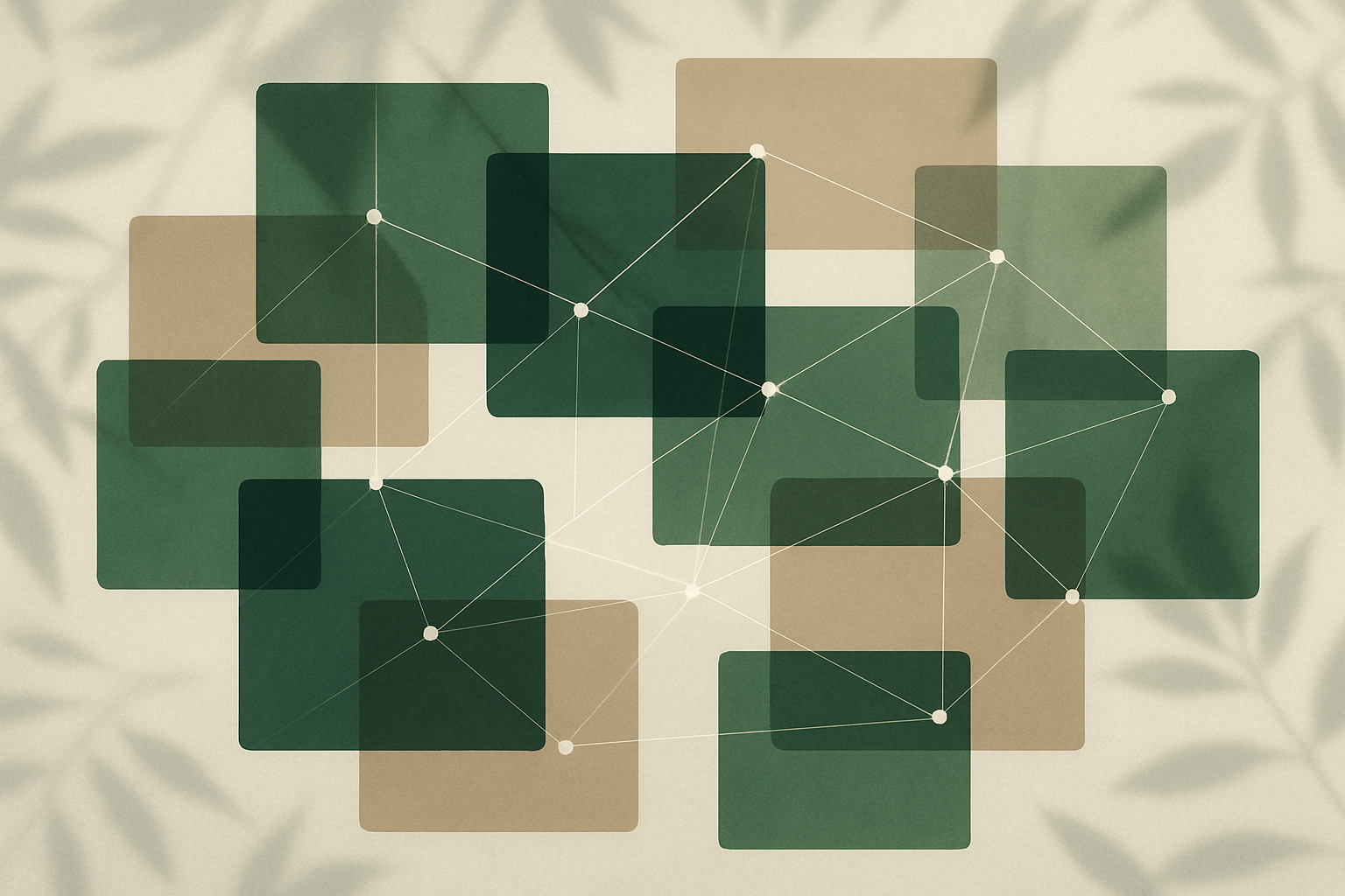 Abstract illustration of interconnected diplomatic networks