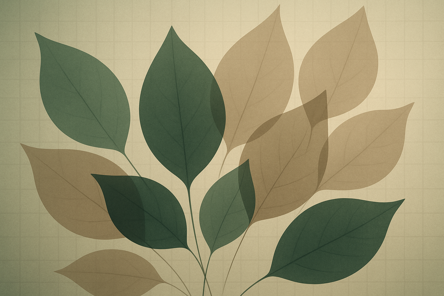 Abstract illustration representing identity verification through layered organic forms