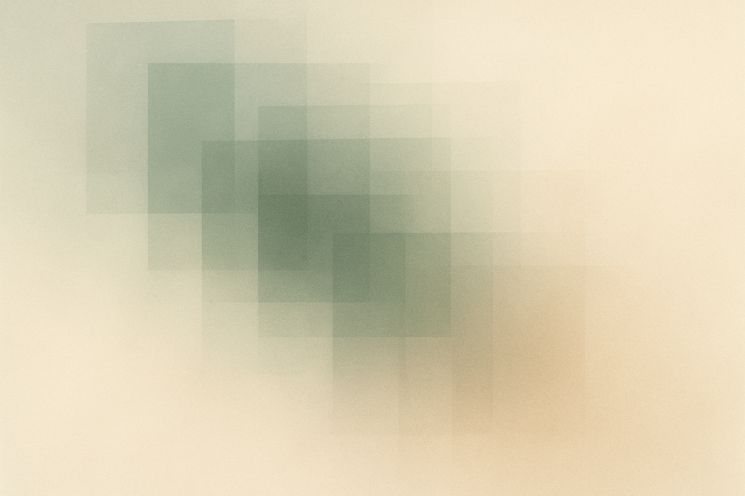 Abstract illustration representing organizational restructuring with overlapping geometric forms