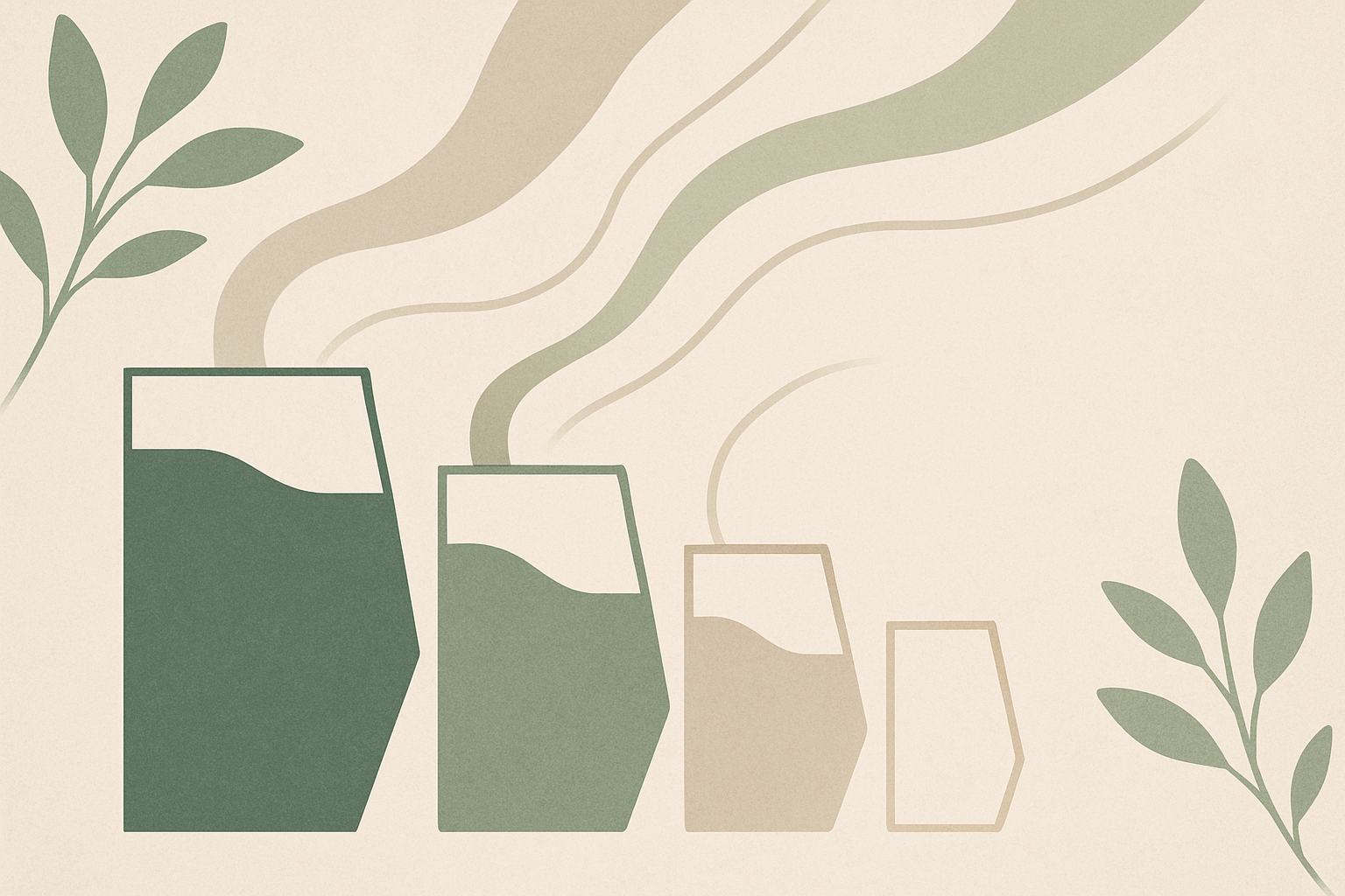 Abstract representation of resource depletion and capacity constraints