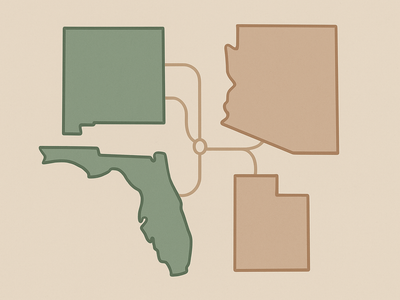 Illustration: Three US states begin privacy law enforcement as cure periods expire