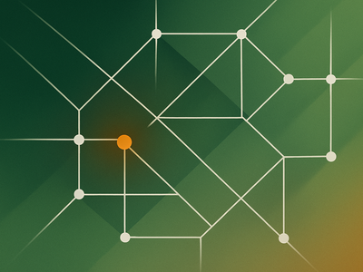 Abstract illustration of compromised network infrastructure