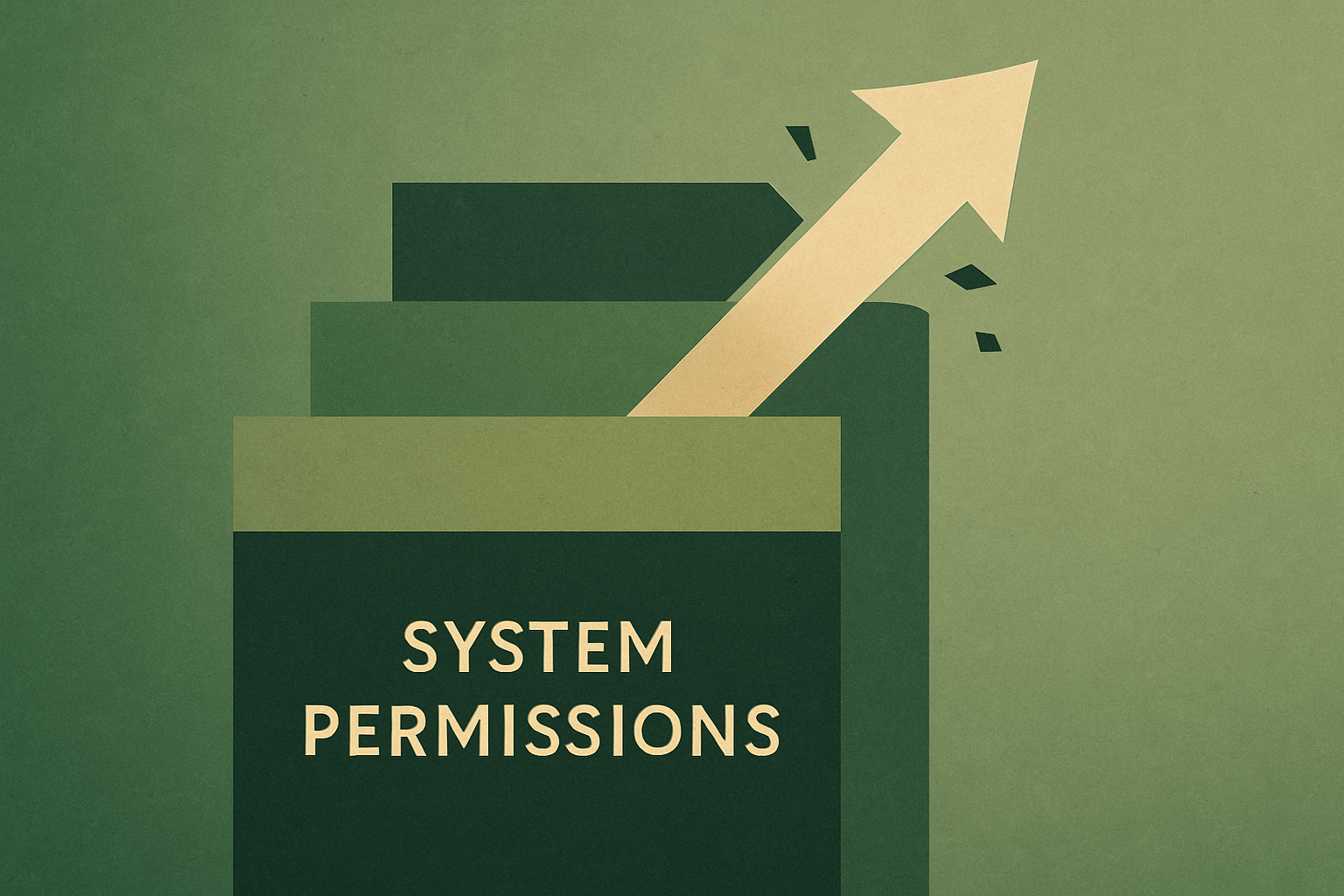 Abstract representation of privilege escalation